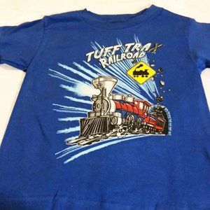 T-shirt Tuff Trax Railroad toddler boys new size 2T cotton Cyngus